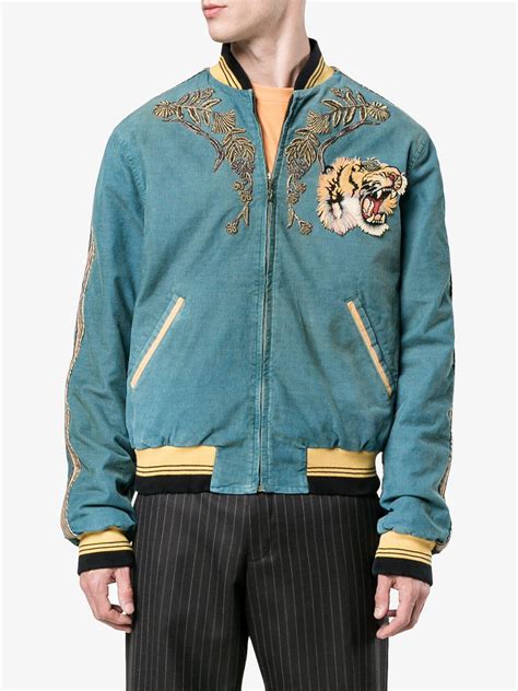 gucci pale blue coat|gucci men's jackets.